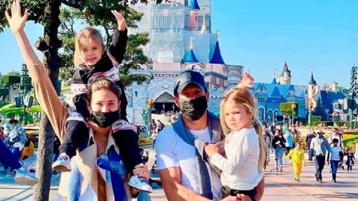 Diego El Cholo Simeone y su familia disfrutaron de una visita al Disney París