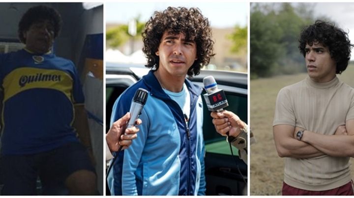 Hablan Casero, Palomino y Goldschmidt, los protagonistas de la serie de Maradona: "Es la historia oficial que Diego quiso contar"