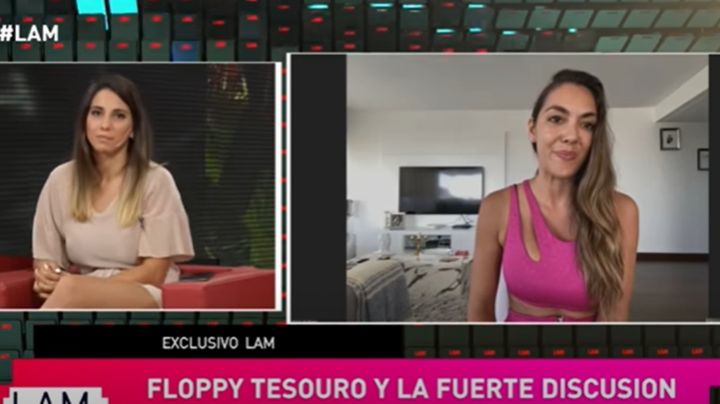 Cinthia Fernández cruzó a Floppy Tesouro por su discusión con Silvina Luna: "Me dijeron que fue todo armado"