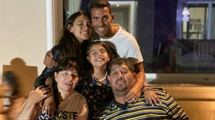 El emotivo mensaje de Carlos Tévez por el día de cumpleaños de su padre Segundo: "Te amo y te extraño"