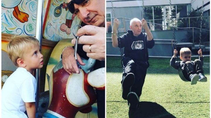 Jonatan Viale compartió un álbum de fotos inédito de Mauro y sus nietos: "Te necesitamos"