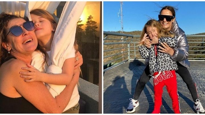 Fernanda Callejón llevó a su hija al encuentro de su familia en Córdoba: "¡Este abrazo tan esperado!"