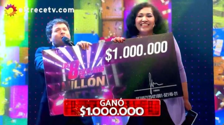 Estrenó Los 8 escalones y hubo una ganadora del millón de pesos