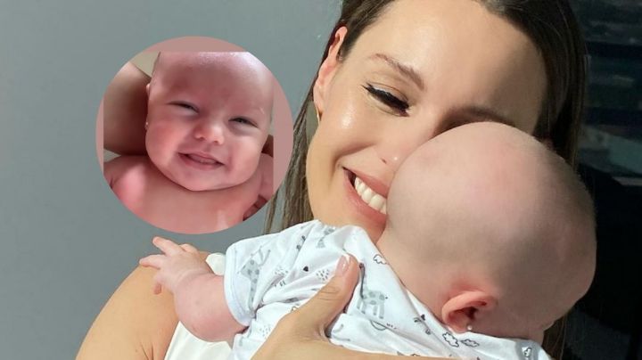El emotivo video que Pampita compartió bañando a su beba  Ana