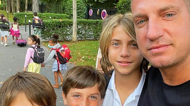 Tras la polémica entrevista de Wanda Nara, Maxi López se reencontró con sus hijos en Paris
