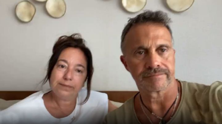 Sergio Lapegüe y su esposa hicieron un video para hablar del robo a su casa y dejaron un emotivo mensaje para sus vecinos: "Son unos genios todos"