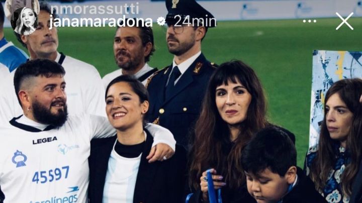 El homenaje a Diego Maradona que le cumplió el sueño que tenía en vida: tener a sus hijos reunidos