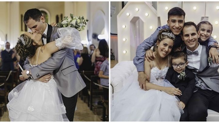 Se casó la ex Chiquititas Daniella Mastricchio e hizo un fiestón: "Me vestí de princesa para mi marido"