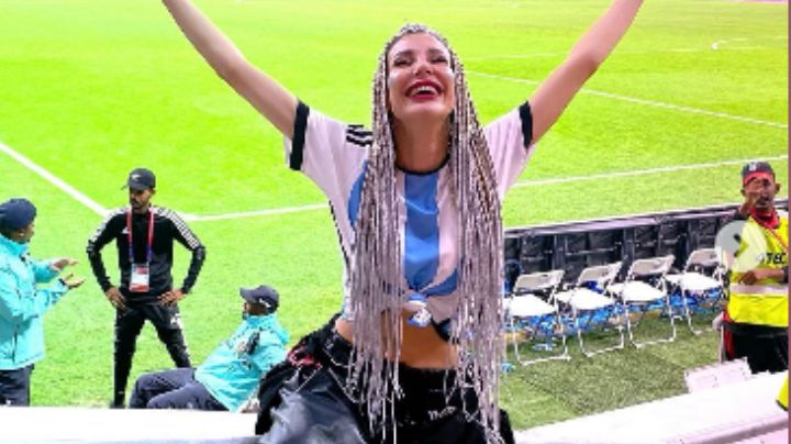 Stefy Xipolitakis y la reacción eufórica ante el primer gol de la Argentina que se volvió viral