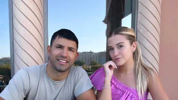 La novia del Kun Agüero, Sofía Calzetti, le dedicó unas sentidas palabras al verlo con la Selección: "No paro de aprender de vos"