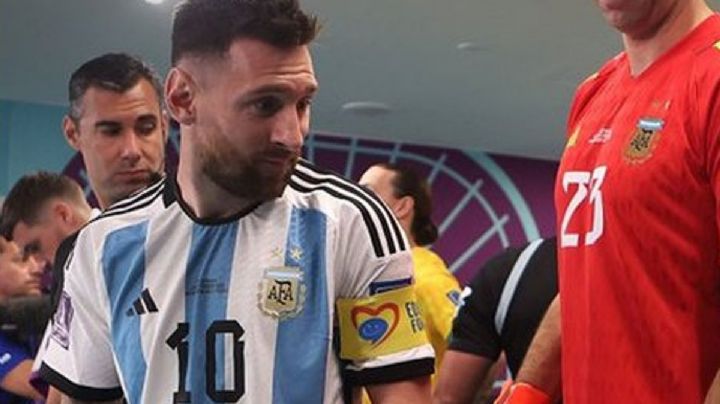 El tierno gesto de una nena con Lionel Messi antes del partido con Australia que recorre el mundo