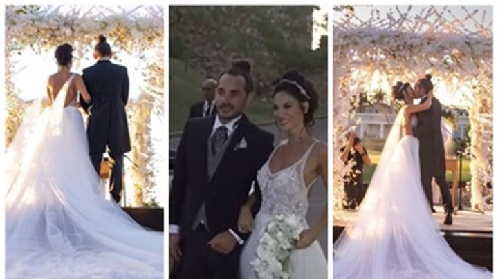La espectacular boda de Silvina Escudero: las fotos y todos los detalles
