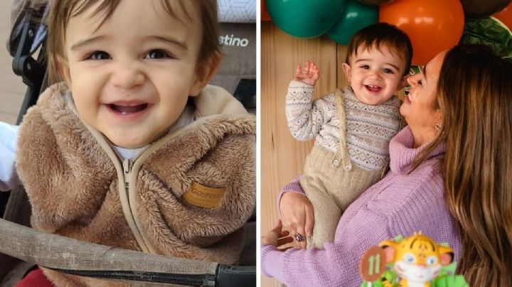 Belén Francese celebró los primeros 11 meses de su bebé Vitto y reveló cómo se prepara para el año