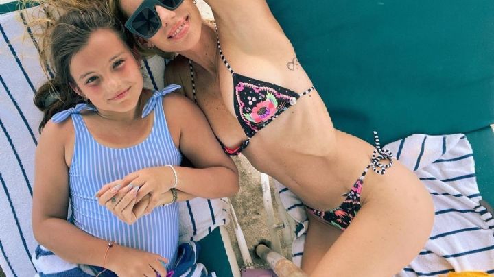 Nicole Neumann se fue a Miami con Sienna y explicó por qué viajó solo con su hija menor