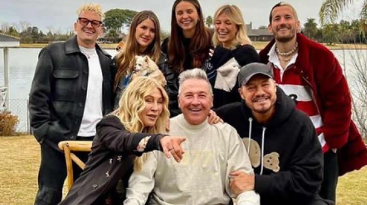 La familia Tinelli se juntó con los Montaner y con Cris Morena: Domingo de asado, charlas y sol