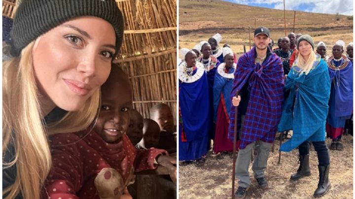 La emoción de Wanda Nara y Mauro Icardi tras visitar una aldea Maasai en Tanzania: "Me conmueve recordar que la felicidad se resume en las cosas a las que todos tenemos alcance"