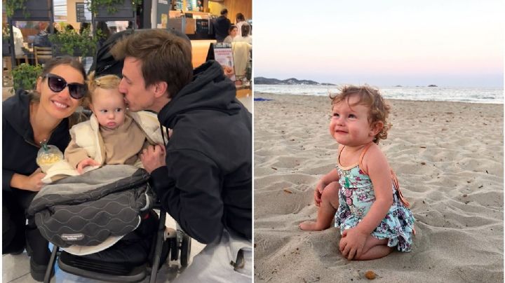 Pampita y Ana viajaron a Ibiza: la despedida de Roberto García Moritán y las primeras fotos de la bebé en la playa
