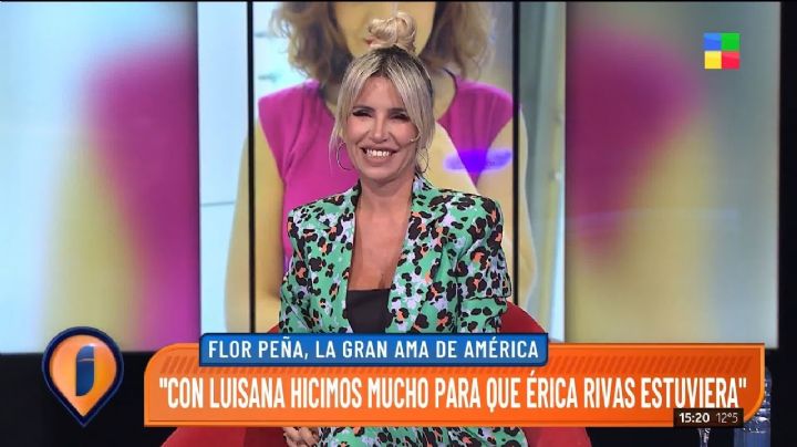 Florencia Peña habló de la salida que tuvo Érica Rivas de Casados con Hijos: “Con Luisana hicimos mucho para que estuviera”