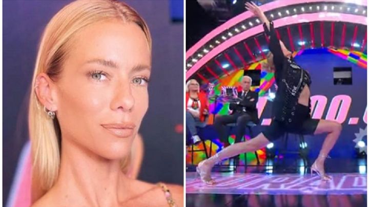 Nicole Neumann sorprendió al hacer una difícil postura de yoga con... ¡los tacos puestos!