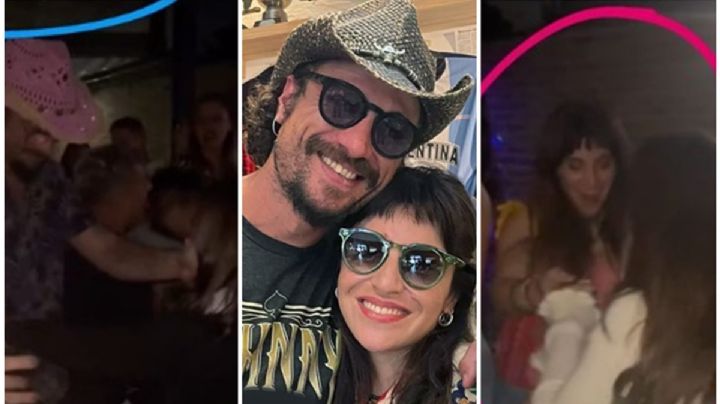 ¿Aquí no ha pasado nada? Daniel Osvaldo y Gianinna Maradona celebraron Año Nuevo con Elena Braccini y las dos hijas italianas de él