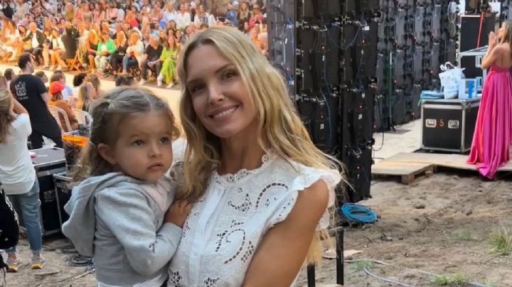 La reacción de la hija de Sofía Zámolo al ver por primera vez a su mamá en una pasarela: el video