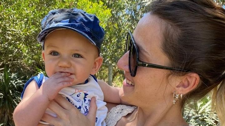 Mica Viciconte reveló cuánto pesa su hijo Luca, de nueve meses: "Está muy grande esta criaturita del Señor"