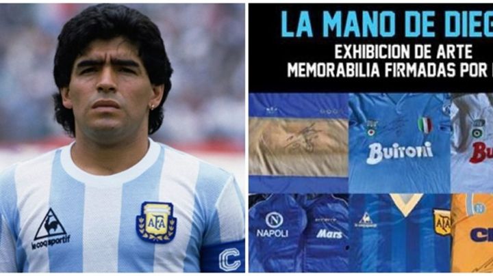 La mano de Diego: así será la muestra gratuita de Maradona que prepara su mejor amigo