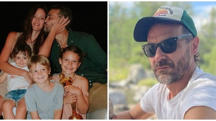 Pedro Alfonso comparó una foto suya en primer grado con la de su hijo Baltazar y lanzó: "¿Nos parecemos?"