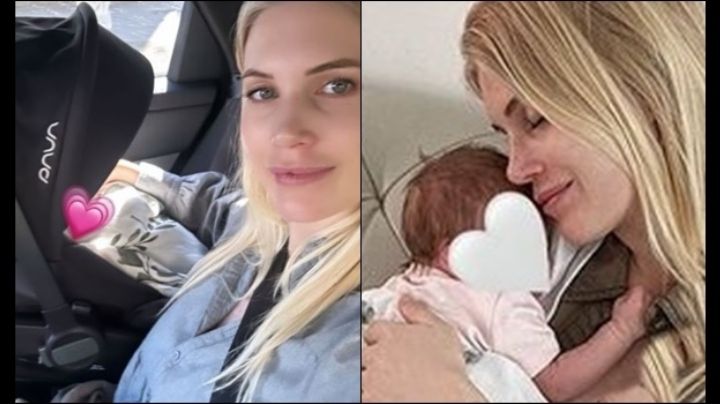 Daniela Christiansson reveló por qué no muestra la cara de su bebita