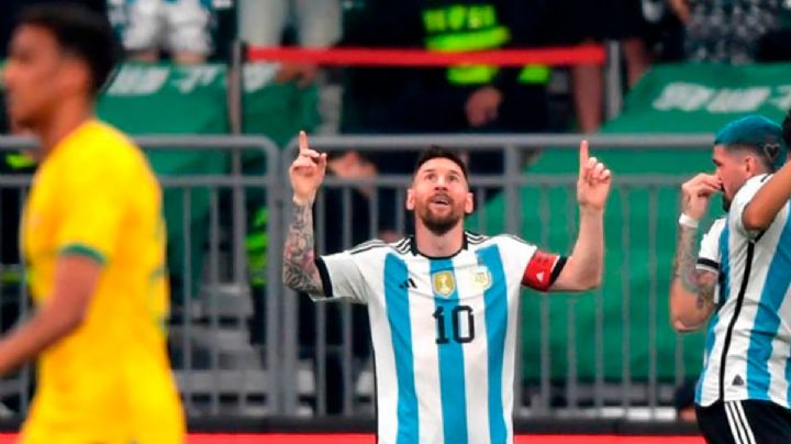 ¡Es mágico! El nuevo récord que batió Lionel Messi tras haberle ganando a Australia en Beijing
