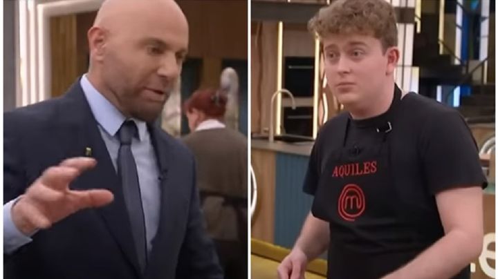 Inesperada tensión entre Germán Martitegui y Aquiles en MasterChef: "No voy a entrar en la dinámica de gestos"