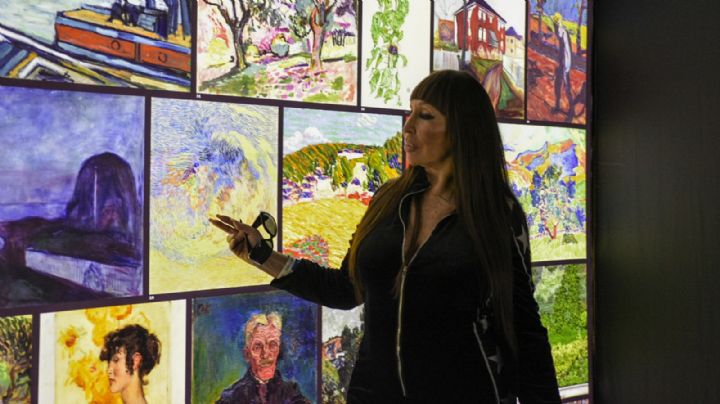 De Moria Casán a Micaela Riera: los famosos estuvieron presentes en la exhibición Meet Van Gogh