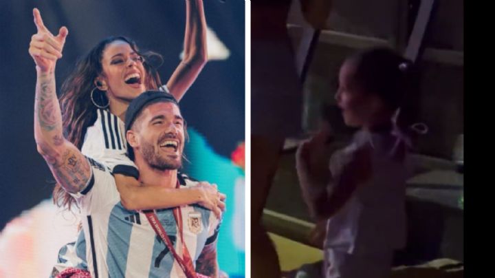 La hija de Rodrigo De Paul y Camila Homs bailó al ritmo de Tini Stoessel en su concierto: el video