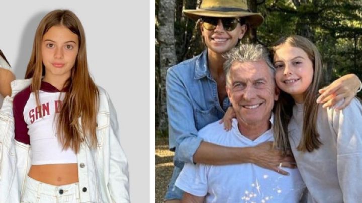 Antonia, la hija de Juliana Awada y Mauricio Macri, debutó como modelo: las fotos
