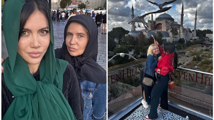 La divertida visita de Nora Colosimo a Wanda Nara en Estambul: paseos por la ciudad, visita a un bazar y momento incómodo con las gaviotas