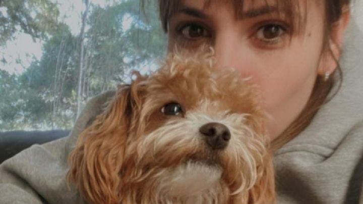 Romina Uhrig volvió a mostrar a su perro Caramelo y desmintió una desafortunada información en redes