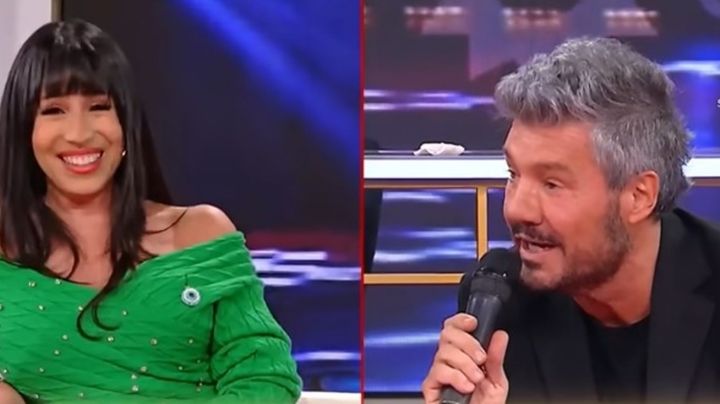Marcelo Tinelli se le declaró en vivo a Marixa Balli y le propuso estar en el 'Bailando': "Me encanta su voz"