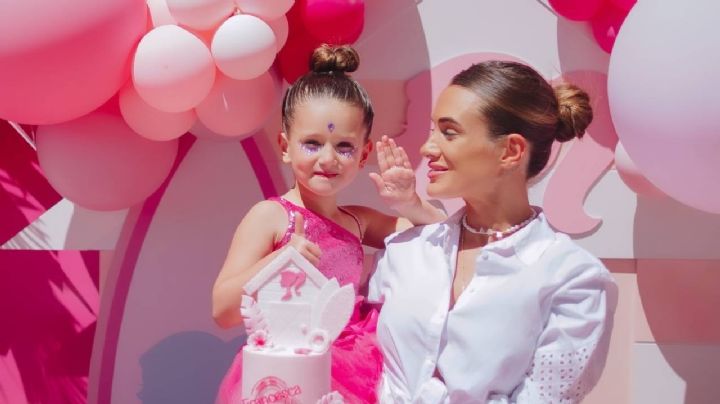 Así fue el cumpleaños de Francesca, la hija de Camila Homs y Rodrigo de Paul: fiesta temática de Barbie, pelotero inflable y show musical